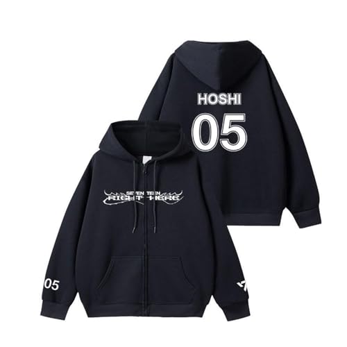 MURQ 2024 ST Album Right HERE Hoodie Support Bedrucktes Merch-Sweatshirt aus Baumwolle(Hoshi,XL) von MURQ