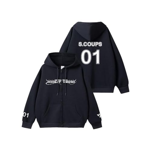 MURQ 2024 ST Album Right HERE Hoodie Support Bedrucktes Merch-Sweatshirt aus Baumwolle(SCOUPS,XXL) von MURQ