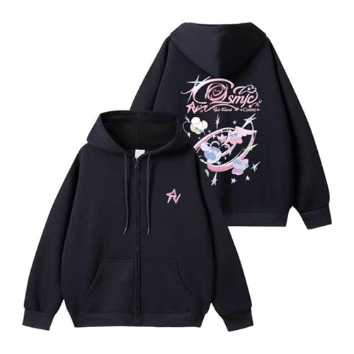 MURQ RV Album Cosmic Hoodie 2024 Support Bedrucktes Merch-Sweatshirt Baumwoll-Sweatshirt for Fans(Black,M) von MURQ