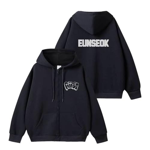 MURQ RZ Concert RiizingDay Hoodie 2024 Support Bedrucktes Merch-Sweatshirt Baumwoll-Sweatshirt for Fans(Black 2,L) von MURQ