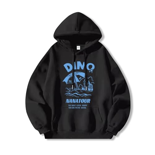 MURQ ST NANA TOUR Hoodie K-Pop 2023 Support Bedrucktes Top K-Pop Baumwoll-Kapuzenpullover(1-Fleece,XL) von MURQ