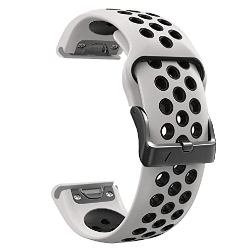 MURVE 22/26 mm Silikon-Uhrenarmband für Garmin Fenix 7 7X 5 5X Plus 6 6X Pro 3 3HR Epix Smart Watch Band QuickFit Easy Fit Strap, 22mm Fenix 5 5Plus, Achat von MURVE