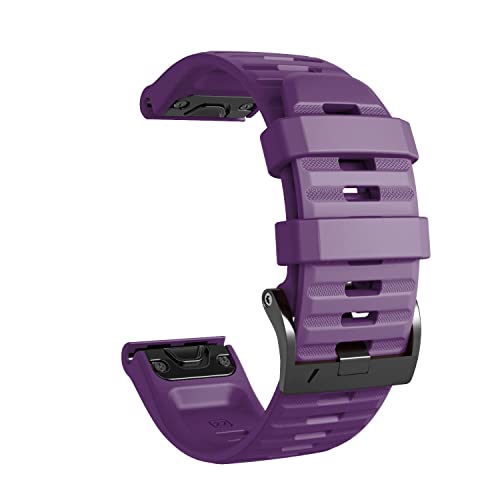 MURVE Uhrenarmband für Garmin Fenix 6 6X Pro/Fenix 7 7X Silikon Easyfit Handgelenkschlaufe für Fenix 5 6 5X Plus 3HR 935 945 S60 26 22 mm, 26mm Fenix 6X 6X Pro, Achat von MURVE