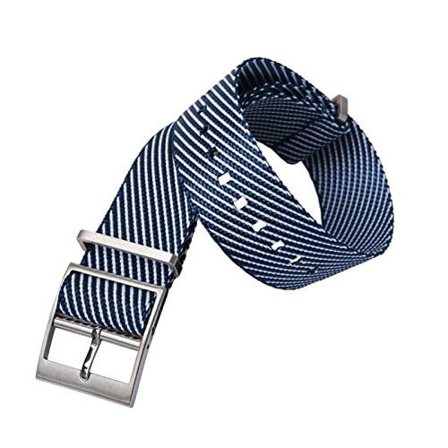 MURVE Uhrenarmband für Tudor Biwan xiaohonghua Qicheng Serie 1958, strukturiertes Uhrenarmband, bronzefarbenes Segeltuch, Nylon, 20/21/22 mm, 20 mm, Achat von MURVE