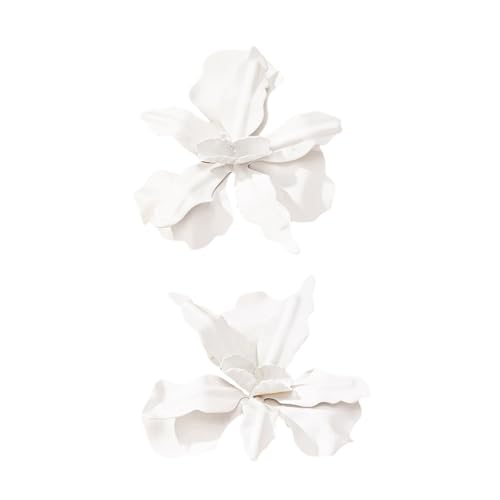 Blumenohrringe Elegante Stollen Ohrringe Moderne Blumenohrstifte Legierung Textur Ohrschmuck Geeignet Für Stilvolle Outfits Mode Frauen Accessoires von MURYE