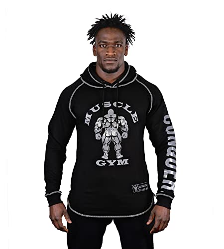 MUSCLE GYM Workout-Hoodies für Herren – 100 % Baumwolle French Terry Gym Hoodies Herren – leichter Pullover für Herren – langärmeliges Laufshirt für Bodybuilding, Gewichtheben, Fitness und MUSCLE GYM Workout-Hoodies für Herren – 100 % Baumwolle French Terry Gym Hoodies Herren – leichter Pullover für Herren – langärmeliges Laufshirt für Bodybuilding, Gewichtheben, Fitness und von MUSCLE GYM
