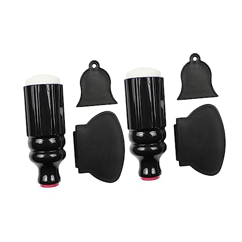 2 Sätze langlebiger Stempel klarer Stempel Maniküre-Stempel klare Briefmarken Abstreifplatte Polieren Kunststempeln Maniküre-Werkzeug DIY-Nagel Black MUSISALY 2 Sätze langlebiger Stempel klarer Stempel Maniküre-Stempel klare Briefmarken Abstreifplatte Polieren Kunststempeln Maniküre-Werkzeug DIY-Nagel Black MUSISALY von MUSISALY
