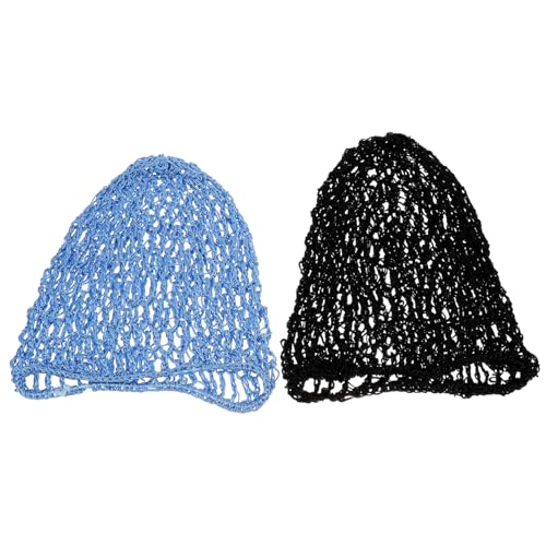 MUSISALY 2stücke Netz-haarmützen Für Damen Atmungsaktive Haarnetze Zum Schlafen Für Lange Zöpfe Und Lockiges Haar Und Praktisches Für Haarpflege Und Schutz von MUSISALY