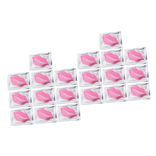 30 Stk Peeling-lippenmaske Lippenpflegemaske Feuchtigkeitsspendend Lippenhautpad Lippenhautmaske Lippenmasken Für Trockene Lippen Pflegende Lippe Frauen Lippe Kollagenmaterial Rosa MUSISALY von MUSISALY