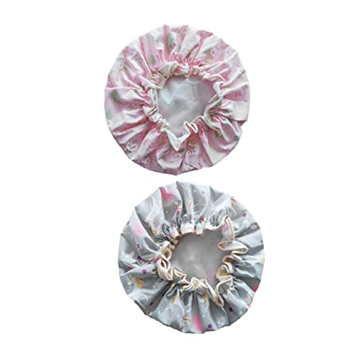 MUSISALY 4stücke Wasserdichte Duschhaube Wasserfeste Duschhaube Ölfeste Haube Für Damen Und Baden Große Kapazität Für Haarlängen Wiederverwendbar Für Küche Und Bad von MUSISALY