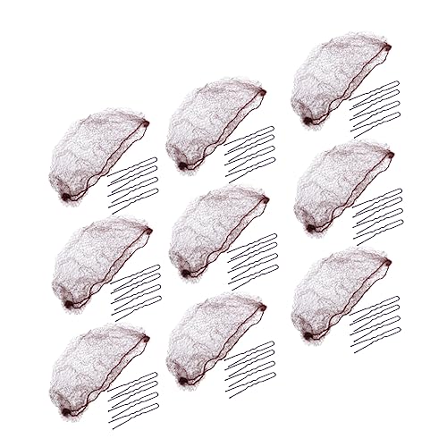 MUSISALY 50 Stück Micro-nylon-haarnetze Unsichtbares Elastisches Netz Ballett-dutt-accessoires Für Frauen Und Mädchen von MUSISALY