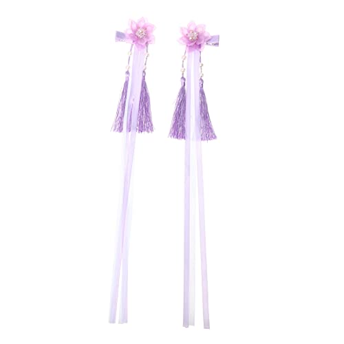 MUSISALY Quasten-blumen-haarnadel Baby-haar-accessoires Für Mädchen Sichere Und Bequeme Haarspange Baumelnde Quasten-haarnadel Für Mädchen von MUSISALY