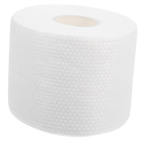 MUSISALY 1 Rolle Taschentuch Toilettenpapier Gesichts-Baumwollgewebe Make-up-Baumwollgewebe einmalhandtücher einmal handtücher Gesichtstuch zum Abtrocknen des Gesichts Waschlappen Plastik von MUSISALY
