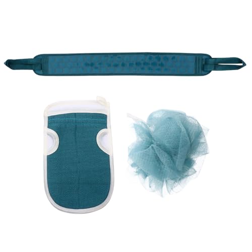 MUSISALY Sanfte Peeling-handschuhe Badeset Handtuch Rückenmassage Duschhandschuh Bad Dusche 3er-set von MUSISALY