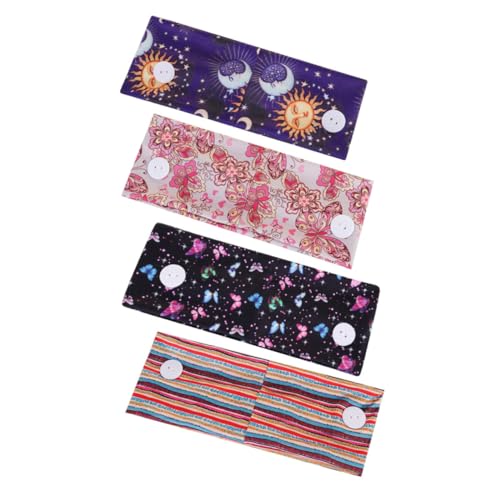 MUSISALY Elastische Dehnbare Haarbänder Für Damen Schöner Kopfschmuck Aus Milchfaser Yoga-haarbänder Mit Druckmustern Geeignet Als Dusch-haarband von MUSISALY
