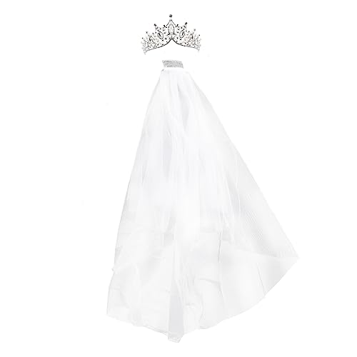 MUSISALY Braut Zu Werden Set 2pcs Strass Legierung Stirnband Hochzeit Kopfbedeckung Schmuck von MUSISALY