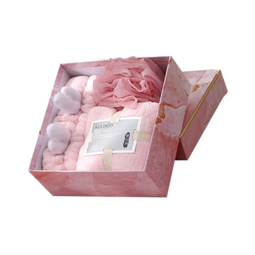 MUSISALY Handtuch Satz Heimgebrauch Mit Wasserabsorbierendem Waschlappen Haarband Und Badeball Leicht Zu Reinigen Und Wiederzuverwenden von MUSISALY