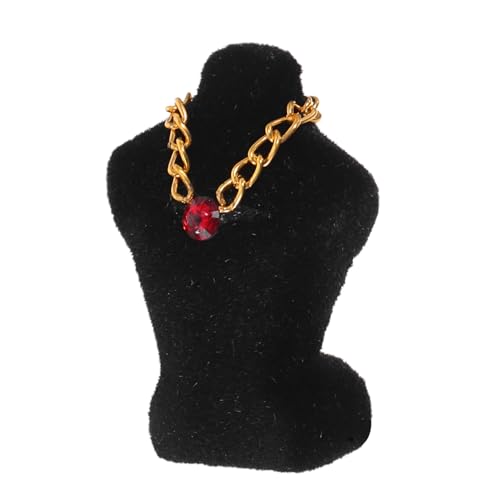 MUSISALY 1 Set Puppenhaus- -Mannequin-ausstellungsständer Im Maßstab 1:12 Mit Anhängern, Miniatur-schmuckhalterständer Für Puppenhaus-mikro-schmuckzubehör von MUSISALY