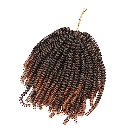 MUSISALY 1 Stk kleine Federzopf-Dreadlocks lockig Pferdeschwanz Perücken Zopfperücken geflochten Kunsthaar Zöpfe Häkelnadeln gefälschte Zöpfe für Mädchen Haarverlängerungen häkeln Cass von MUSISALY