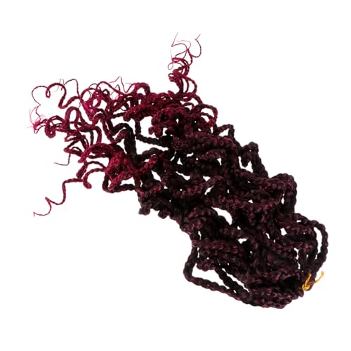 MUSISALY 1 Stück Damen Lockige Häkelzöpfe Fake Braids Perückenkopfschmuck Haarschmuck Aus Kunsthaaren Für Partys Shopping von MUSISALY