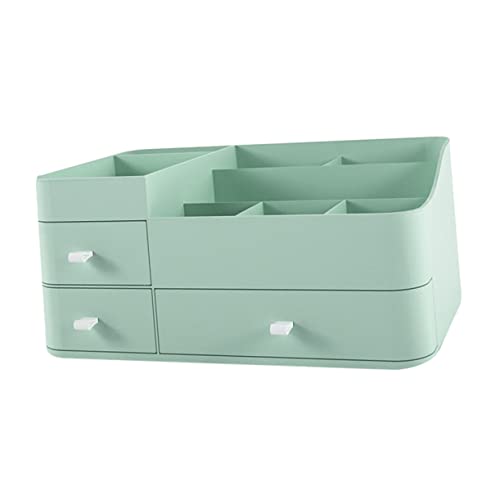 MUSISALY 1 Stück Karton Desktop-Make-up-Organizer Desktop-Kosmetik-Organizer Büro- schminke aufbewahrungen schmink tischdeckenklammern Green von MUSISALY