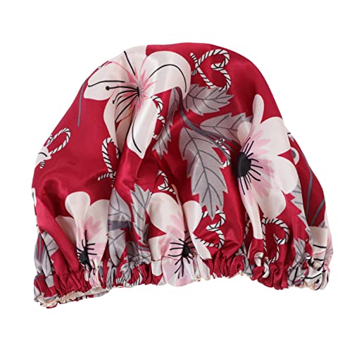 MUSISALY 1stück Satin Schlafhaube Für Frauen Doppellagige Nachtmütze Mit Verstellbarem Band Für Lange Und Dicke Haare Schützend Und Bequem Geschenkidee Für Familie Und Freunde von MUSISALY