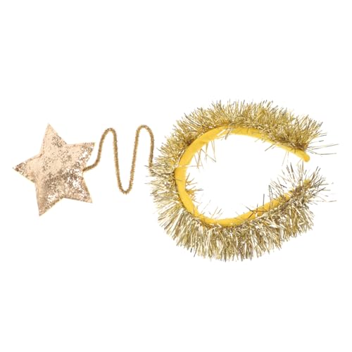 MUSISALY 1 X Glitzer Stern Haarreif Für Party Kopfbedeckung Damen Stirnband Kinder Haar-accessoire Mit Sternen Design von MUSISALY