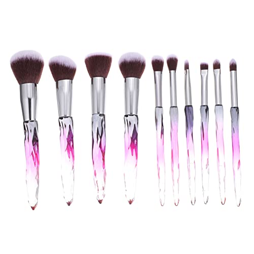 MUSISALY 10-teiliges Make-up-pinsel-set – Umfassendes Beauty-set – Pinsel Mit Kristallgriff – Sanftes Auftragen – Ideales Für Frauen von MUSISALY