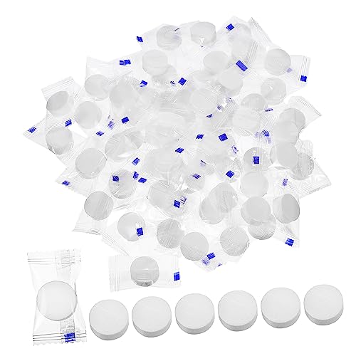 MUSISALY 100stücke Komprimierte Handtücher Tabletten Mini Baumwollservietten Für Zuhause Outdoor Reisen Camping Picknick von MUSISALY