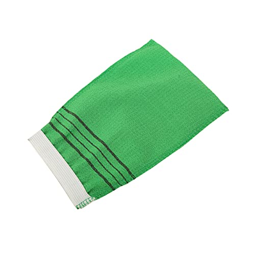 MUSISALY 10St Badehandschuhe exfoliating glove exfoliate gloves bathroom accessory skincarepen scincare Duschhandschuh Luffa-Handschuhe badehandtuch Duschtuch Handtuch waschen Green von MUSISALY