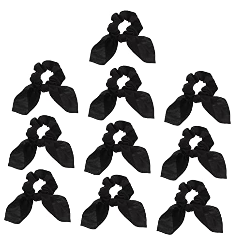 MUSISALY 10 Stück Elastische Haargummis Mit Schleife Haarseile Pferdeschwanzhalter Haar-accessoires Für Damen Und Mädchen von MUSISALY