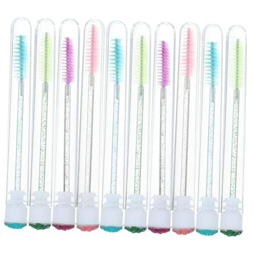 MUSISALY 10stücke Wimpernbürste Mit Tube Wimpernkamm Mascara Für Wimpernverlängerung Augenbrauenbürste Für Reisen Und Alltaggebrauch von MUSISALY