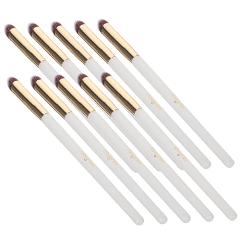 MUSISALY 10stücke Concealer-pinsel Abgewinkelt Make-up-pinsel Für Augenbereich Kosmetikpinsel Pinsel Für Puder Und Creme Augenbrauenpinsel Make-up-pinsel Frauen Beauty-pinsel Für von MUSISALY