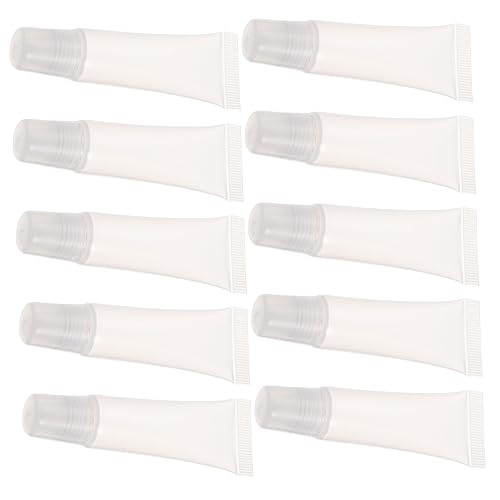 MUSISALY 10stücke Mini Lipgloss Tube Leere Lipgloss Röhrchen Leere Tuben Lip Gloss Diy Tuben Leicht Haltbar von MUSISALY