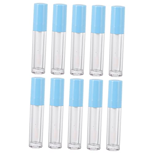 MUSISALY 10stücke Nachfüllbare Lip Gloss Tube Lip Öl Probe Flasche Balsam Flaschen Mit Pinsel Innen Wiederverwendbar Aus Hochwertigem Abs Tragbar Für Make-up Und Kosmetikprodukte von MUSISALY