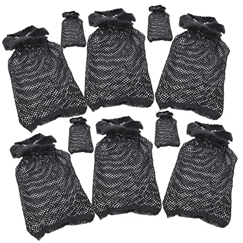 MUSISALY 10stücke Perückennetzkappen Für Frauen Haarnetz Mesh Perückenkappe Elastisches Perückennetz Netz Haarwickel Haarnetze Für Perücken Hut von MUSISALY