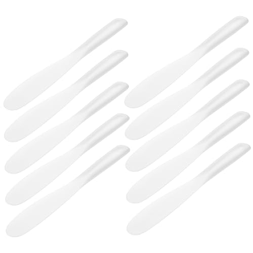 MUSISALY 10stücke Make-up-spatel Mit Griff Material Für Foundation Mischen Kosmetische Spatel Für Lidschatten Lippenfarbe Und Nagellack von MUSISALY