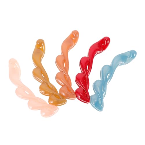 MUSISALY 10stücke Teiliges Toothed Banana Hair Clip Für Damen Vielseitig Einsetzbar Für Verschiedene Anlässe Farben Blau Khaki Braun Langlebige Haarspangen Für Pferdeschwanz Und von MUSISALY