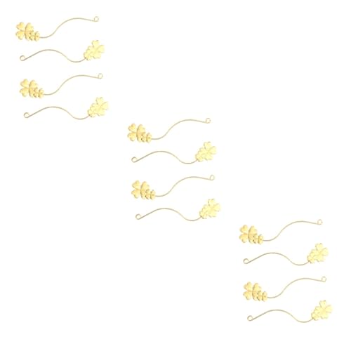 MUSISALY 12 Stk Wimpern-anprobestreifen Wimpern Tragendes Werkzeug Verlängernde Wimperntusche Pfropfwimpernhalter Display-stick Für Falsche Wimpern Halter Für Falsche Wimpern Metall Golden von MUSISALY