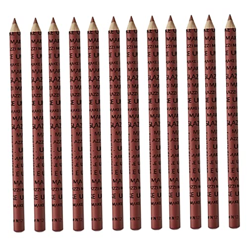 MUSISALY 12 Stück Lippenkonturenstift Satz Wasserfest Make-up-lipliner Lippenformungsstift Für Frauen Kosmetikstift von MUSISALY