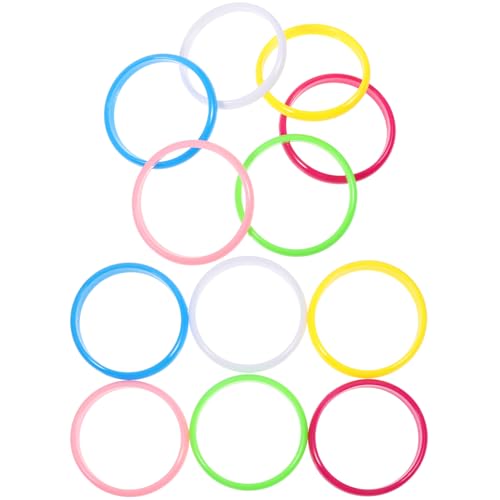 MUSISALY 12 Stück Teiliges Set Bunte Kunststoffarmbänder für Frauen für Dekoration und DIY Schmuck aus Hochwertigem Material Gefertigt Tragbar und von MUSISALY