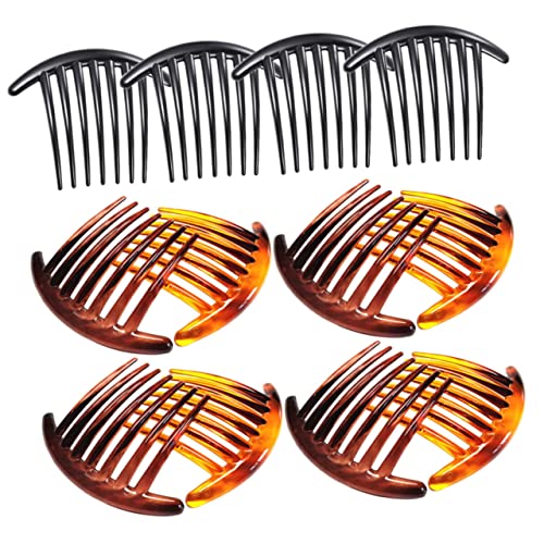 MUSISALY 12 Stück Seitliche Haarkämme Dekorative Haarstyling-accessoires Haarkämme Mit Breiten Zinken Für Damen von MUSISALY