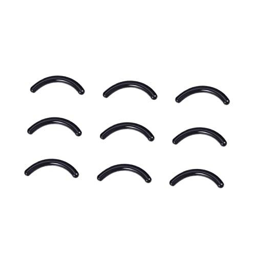 MUSISALY 120stücke Schwarz Wimpernzange Refills Silikon Wimpernzange Pads Ersatz Kissen Für Damen Wimpernzangenstreifen Make-up-tools von MUSISALY