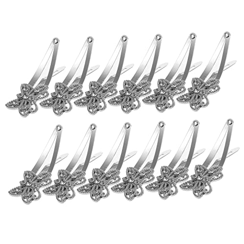 MUSISALY 12stücke Schmetterlings-haarspangen Aus Metall Snap-haarclips Mit Strass Für Damen Haarnadeln Zum Stylen Sicher Und Stabil Haltend Passend Für Jede Kopfgröße von MUSISALY