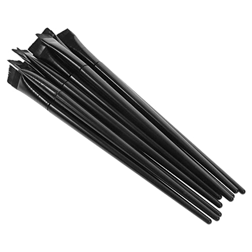 MUSISALY 12stücke Teiliges Augen-make-up-pinselset Für Eyeliner Und Lidschatten Professionelle Kosmetikpinsel Mit Schrägem Eyeliner- Langlebig Und Einfach Zu Verwenden Für von MUSISALY