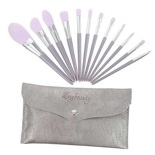 MUSISALY 12stücke Teiliges Make-up-pinsel Tasche Kosmetikpinsel Aus Holzgriff Foundation Und Puderpinsel Für Damen Und Mädchen von MUSISALY