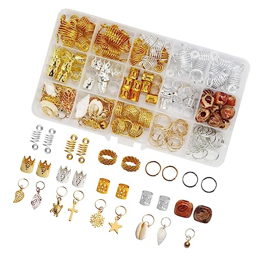 MUSISALY 158-teiliges Haar-accessoire-set Dreadlocks Manschetten Zöpfe Perlen Für Afrikanische Frisuren Für Veranstaltungen Und Nachtclubs von MUSISALY