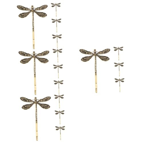 MUSISALY 16 Stk Libellen-clip Hochzeit Braut Haarnadeln Haarspangen Für Mädchen Retro-libellen-haarnadel Haarnadeln Für Frauen Haarschmuck Für Mädchen Vintage Haarnadel Zinklegierung Golden von MUSISALY
