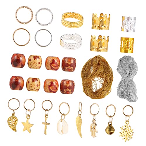 MUSISALY 172stücke Dreadlocks Und Haarschmuck Set Metall Haarschellen Für Kreative Zöpfe Geeignet Für Partys Hochzeiten Und Fotoshootings von MUSISALY