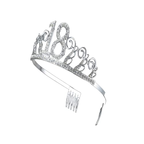 MUSISALY 18 Jahre Alt Legierung Strass Mode Kopfbedeckung Haar Zubehör Mädchen Kopfschmuck MUSISALY 18 Jahre Alt Legierung Strass Mode Kopfbedeckung Haar Zubehör Mädchen Kopfschmuck von MUSISALY